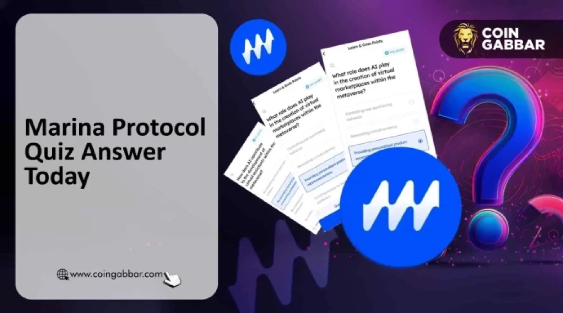 <strong>Marina Protocol每日问答 2026年2月1日：赢取金</strong>